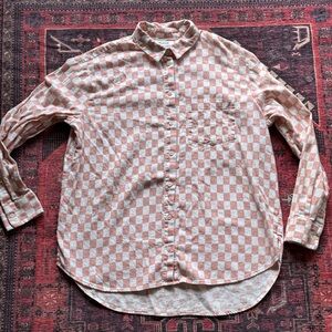 Madewell checkerboard flannel